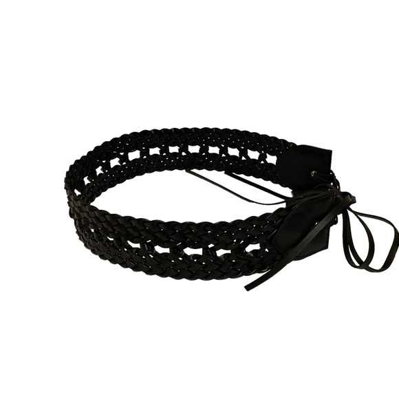 New York Company Genuine Leather Belt with Ties Size Small/Medium - Picture 4 of 6